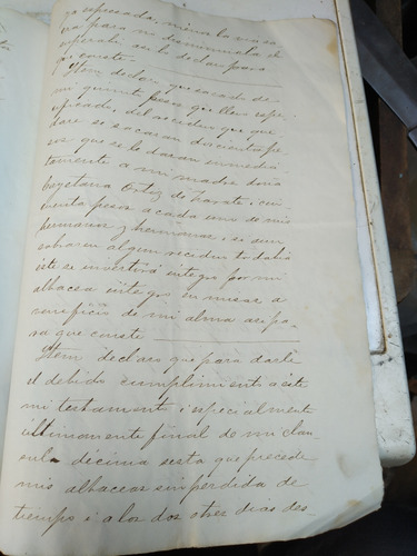 Documentos Antiguo 1833 (Usado)