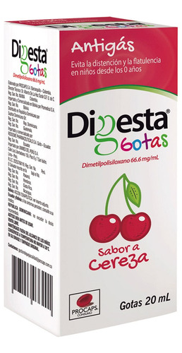 Gotas Digesta Antigas Cereza 66.6mg X 20ml