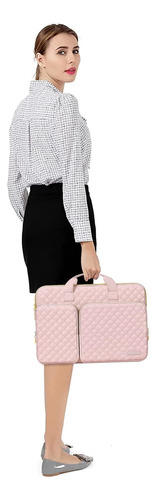 Funda Mosiso Rosa Para Ipad Notebook Compatible Con Hp, Dell Rosa Tiza.