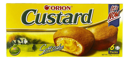 Bolinho Orion Custard Softcake Sabor Quindim 138g