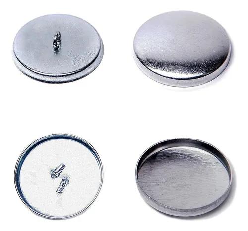 Casquetes Metalicos Para Forrar Boton #36 X 500 Unidades