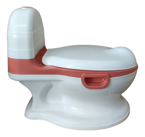 Baño Entrenador Acojinado Con Sonido Y Antiderrapante Color Rosa
