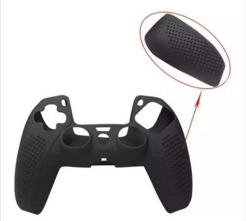 Kit 8 Protetor Extensor Grip Capa Silicone Compatível Ps5