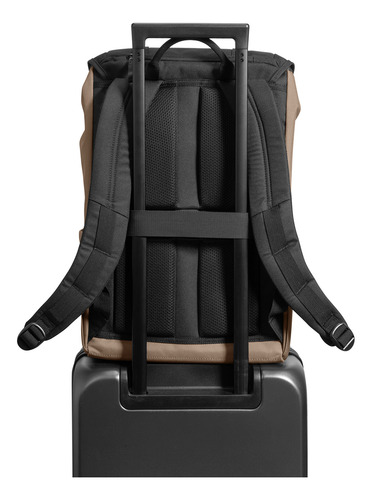 Mochila Tomtoc Vintpack Ta1 Ochm 22l 16 Pulgadas Marron Color Marrón Claro Diseño De La Tela Liso