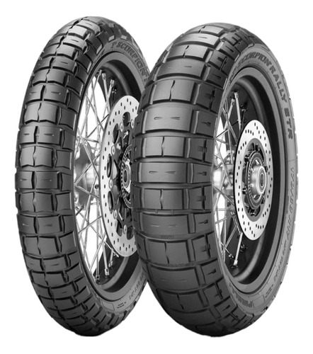 Llanta Pirelli 110/70-17 150/60-17 Scorpion Rally Str 