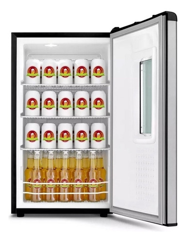 Cava Cervecera Whirlpool Beer Cooler No Frost 82 Lts Gris