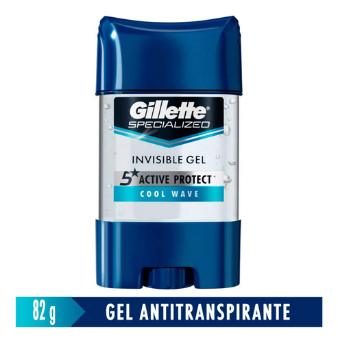 Desodorante Gillette Gel Cool Wave Invisible X3 Unid