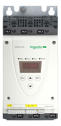 Schneider Ats22d32q arrancador suave trifásico 32a 15kw