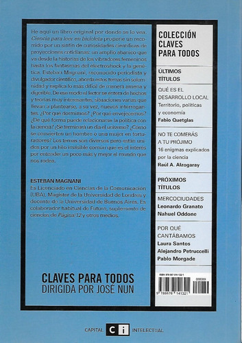 Ciencia Para Leer En Bicicleta - Esteban Magnani