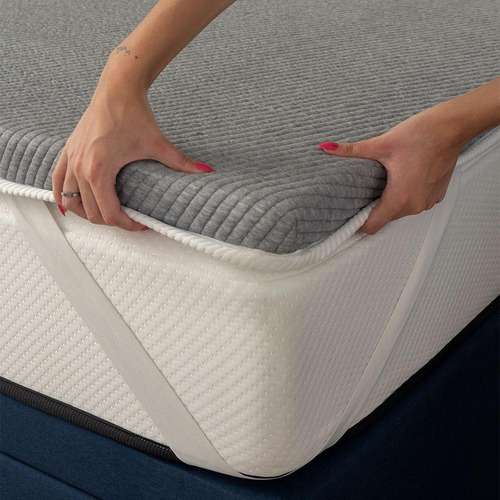 Pillow Top Viúva Guldi Dream D50 Alça Branco E Cinza
