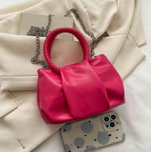 Bolso Bandolera Moda Bolsa De Mano Para Mujer Color Rosa