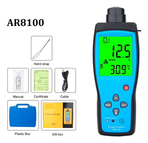 Detector De Oxígeno Automotriz, Analizador De Gas, Medidor
