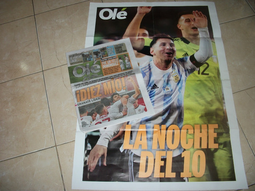 Poster Doble De Messi Copa America 2021