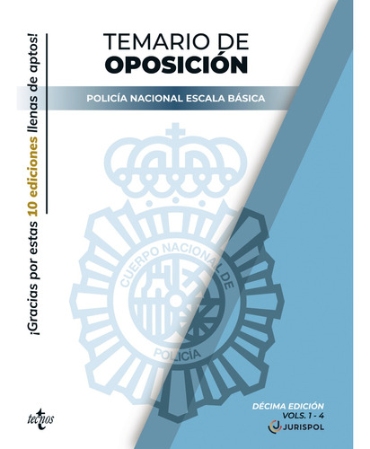 Libro Pack Temario Oposición Escala Básica Policía Nacional