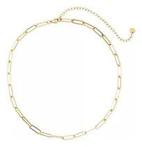 Comprar Collar Cadena Eslabones Lisos Acero
