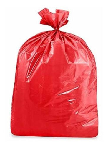 Bolsa Roja 82 X 110 Cm I 120 Micr. I 10 Unidades I Hospital