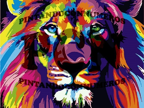 Kit Pintando Con Números Animales Colores