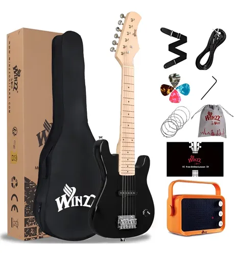 Guitarra Elétrica Infantil 30 Para Iniciantes, Destra