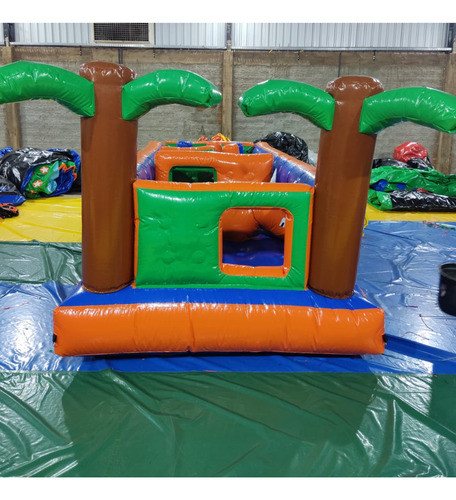 Mini Corrida De Tropical Brinquedo Inflável Com Motor