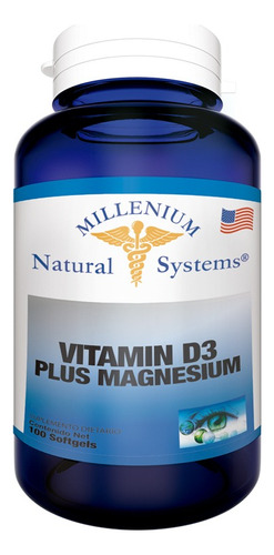 Vitamina D3 & Magnesio X100 Softgel - Unidad a $341