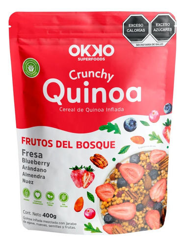 Okko Superfoods Cereal Crunchy Quinoa 400g
