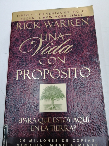 Una Vida Con Proposito De Rick Warren De Editorial Vida
