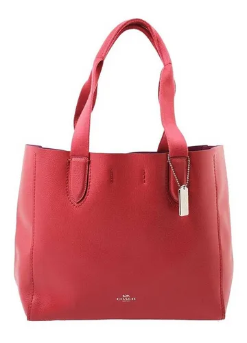 Coach derby tote clearance red