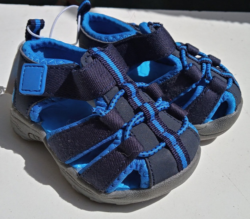 Sandalias Bebe Importad Koala Kids T 17 Azul Trekking Verano