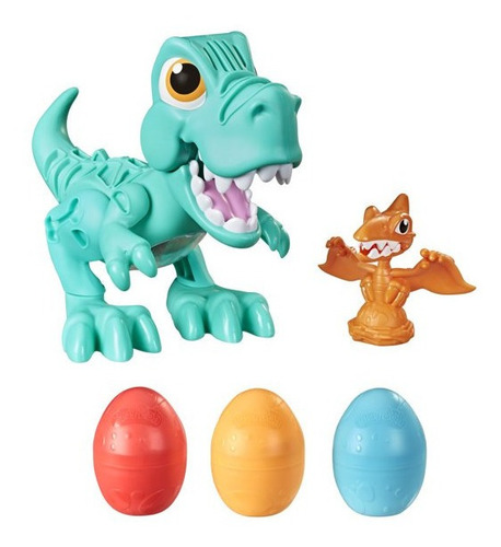 Play-doh Dino Crew Dinosaurio T-rex El Dino Gloton *sk