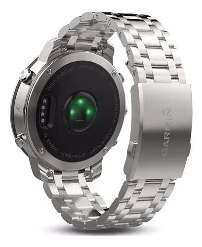 Garmin Fenix Chronos Correa De Acero Cepillado Smartwatch