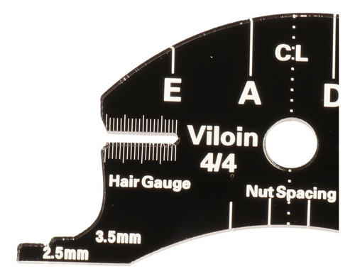 4/4 Violín Violonchelo Puente Diapasón Molde Raspador