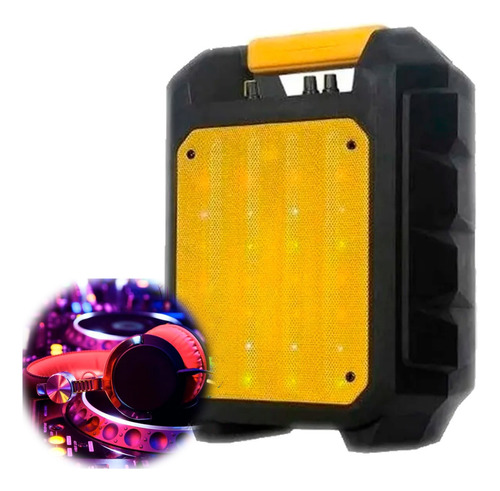 Parlante Sintex Portátil 300w C/bluetooth Luces Led Harrison