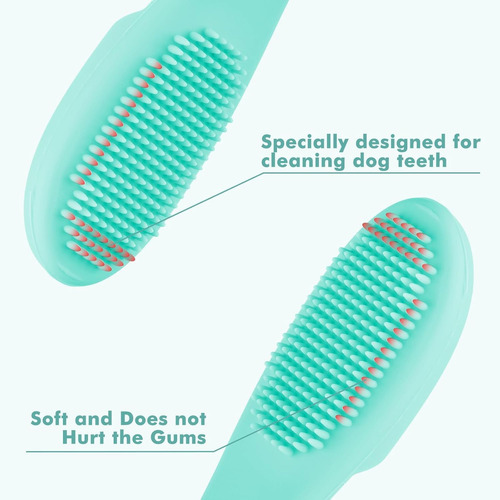 4 Piezas Cepillo De Dientes De Silicona Para Mascotas,
