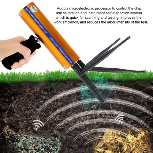 Aks - Detector De Metales 3d (1400m), Color Dorado