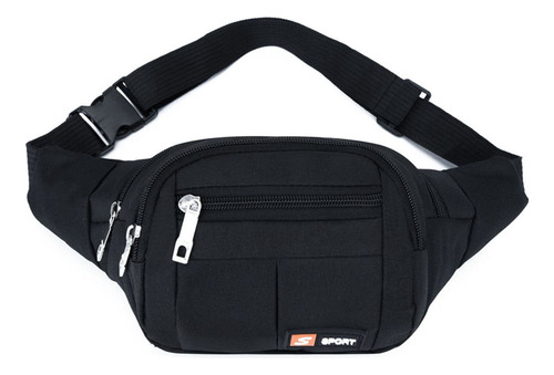 Riñonera De Lona Fanny Pack, Paquete De Hip Hop, Moda Deport