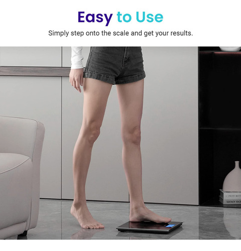 Báscula De Baño Etekcity De Alta Precisión Para Un Peso Corp