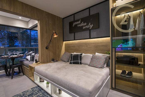 Apartamento Com 1 Dormitório À Venda, 26 M² - Brooklin - São Paulo/sp - Ap23214