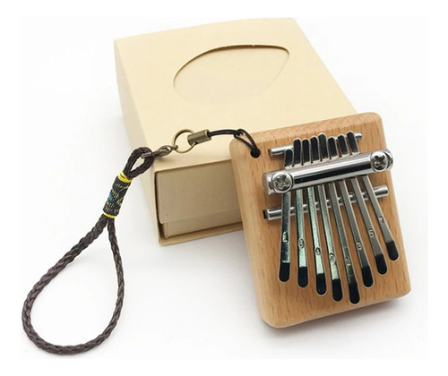 Anriy Mini Piano De Dedos Kalimba De Madera De 8 Teclas Con