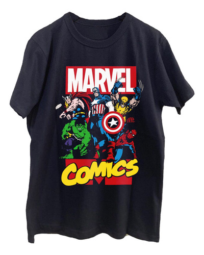 Remeras Estampadas Dtg Full Hd Marvel Comics Pelis Series