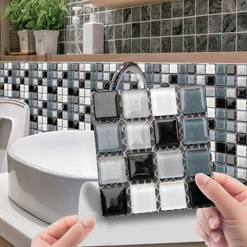 Pegatinas De Pared Autoadhesivas J 3d Con Forma De Azulejo D
