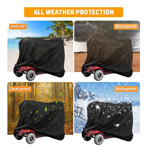 Funda Movilidad Scooter Funda Para Silla Ruedas Impermeable