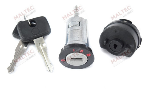 Kit Cilindro Ignição + Comutador 4 Pinos Corsa Classic 94/97