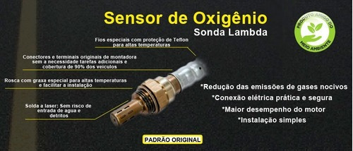 Sond Lambda Sensor Monitor Oxigenio Gm Astra 2.0 Mpfi - 2011