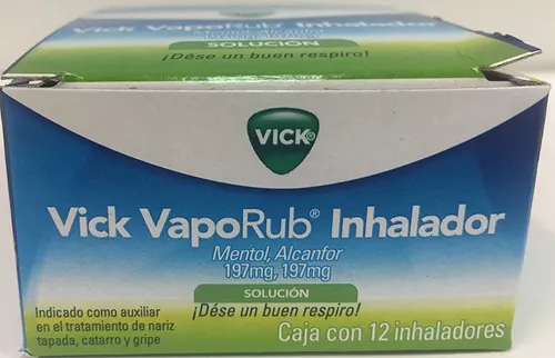 Comprar Inhalador Vick VapoRub Solución, Auxiliar En El Tratamiento De  Nariz Tapada, Catarro y Gripe, 0.5 ml