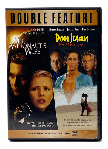 Dvd The Astronaut´s Wife / Don Juan De Marco / Johnny Deep