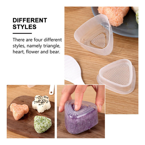 Molde Para Hacer Bolas De Arroz Para Onigiri, 8 Unidades
