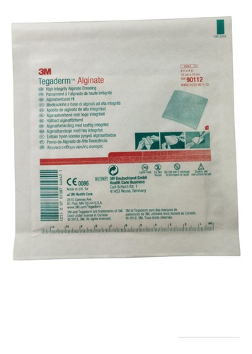 Tegaderm 3m Alginato De Calcio 10x10cms Unidad Cod.90112