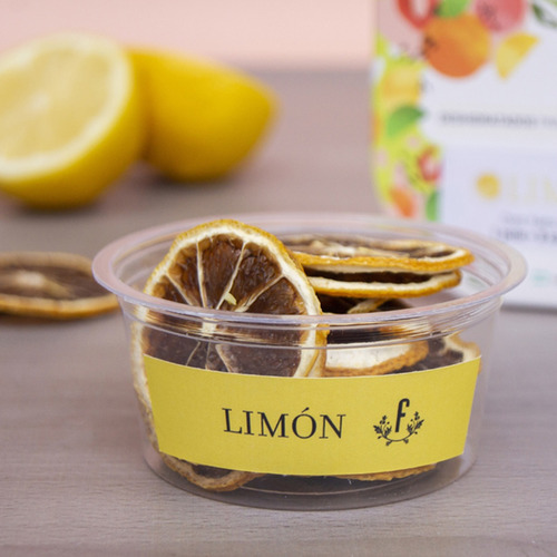 Imagen 2 de 8 de Limon Deshidratado Rodajas Fika Garnish Cocteleria Mixologia
