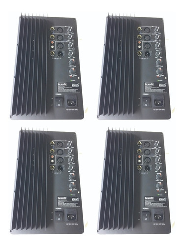 4 Modulos Amplificados 200 W Rms Ideal Rockolas Bafles