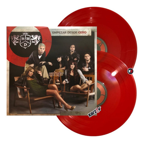 Rbd Rebelde Empezar Desde Cero Rojo Red 2 Lp Vinyl 